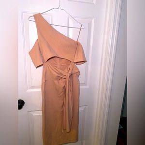 ASOS Small one shoulder, midi dress